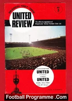 Manchester United v Leeds United 1967 – Plus Token Sheet