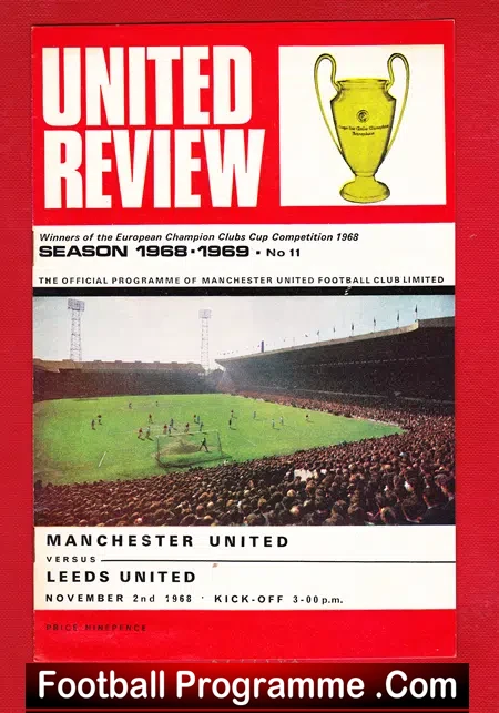 Manchester United v Leeds United 1968