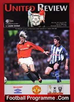 Manchester United v Leeds United 1999