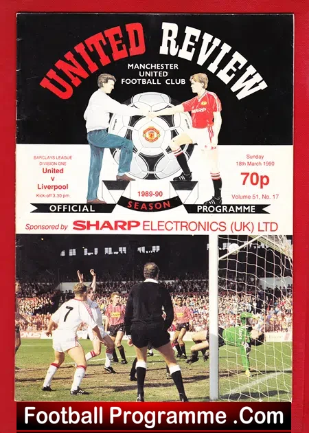 Manchester United v Liverpool 1990