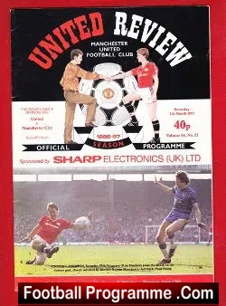 Manchester United v Manchester City 1987