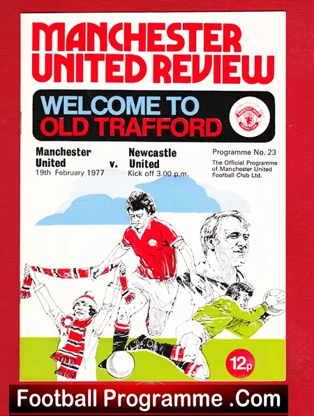 Manchester United V Newcastle United 1977 – Directors Issue