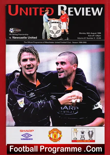 Manchester United v Newcastle United 1999