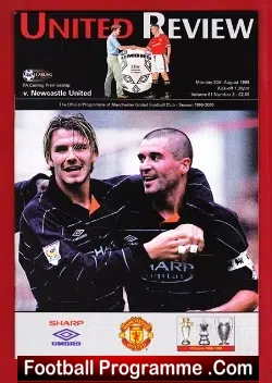 Manchester United v Newcastle United 1999