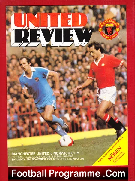 Manchester United v Norwich City 1979