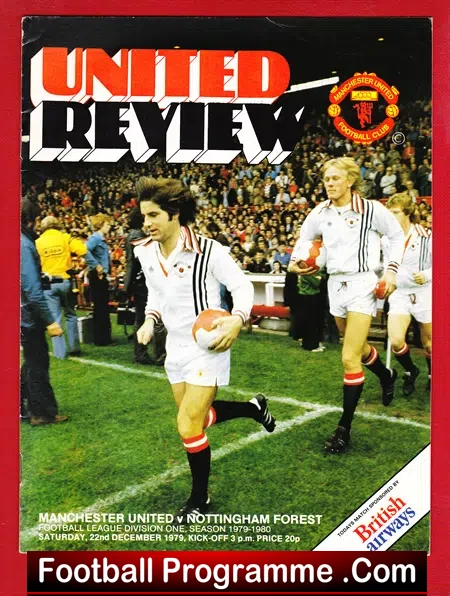 Manchester United v Nottingham Forest 1979