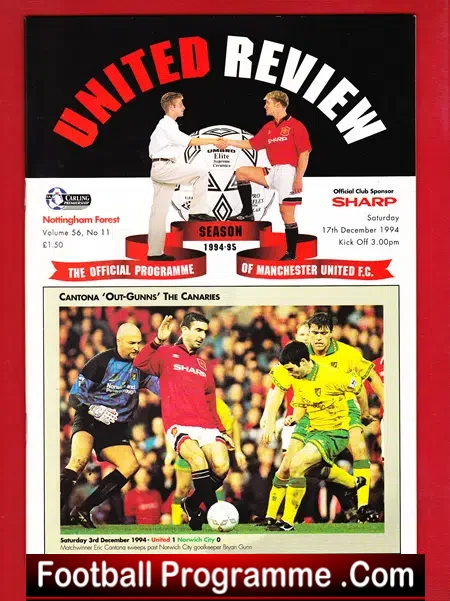 Manchester United v Nottingham Forest 1994