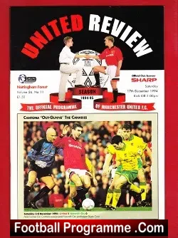 Manchester United v Nottingham Forest 1994