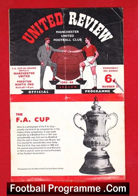 Manchester United v Preston 1966 – FAC