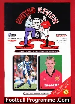 Manchester United v QPR 1995 – William Prunier Debut