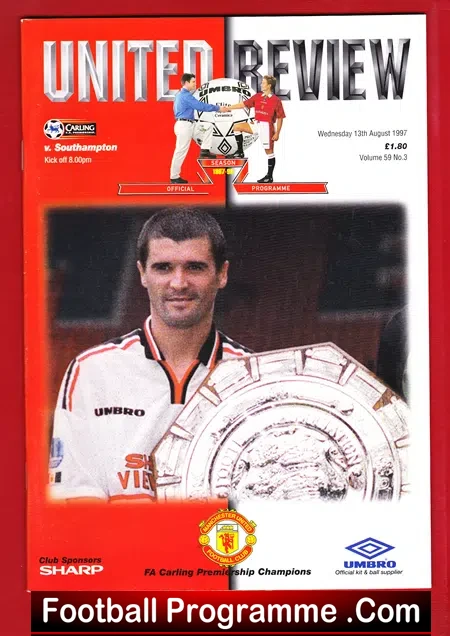 Manchester United v Southampton 1997