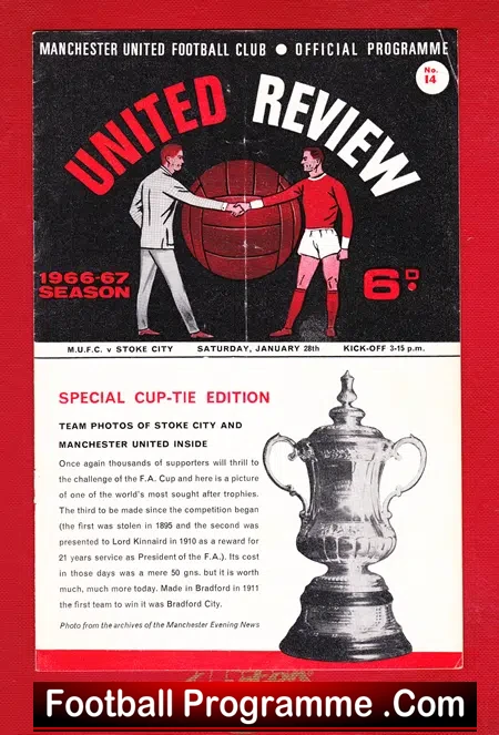 Manchester United v Stoke City 1967 – FA Cup