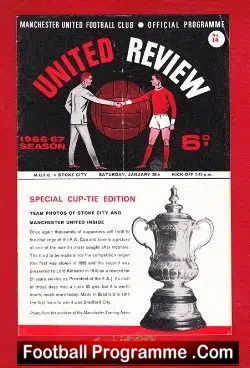 Manchester United v Stoke City 1967 – FA Cup