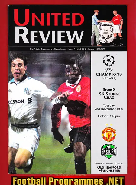 Manchester United v Strum Graz 1999