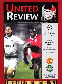 Manchester United v Strum Graz 1999
