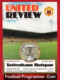 Manchester United v Tottenham 1979 – Man Utd