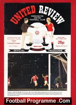 Manchester United v Tottenham 1981 – League Cup