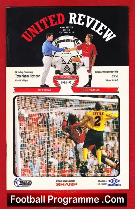 Manchester United v Tottenham 1996