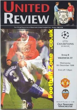 Manchester United v Valencia 1999
