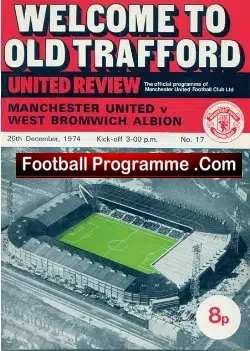 Manchester United v WBA 1974