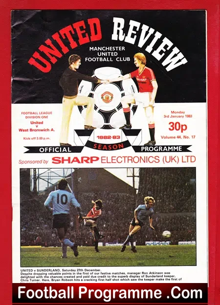 Manchester United v WBA 1983