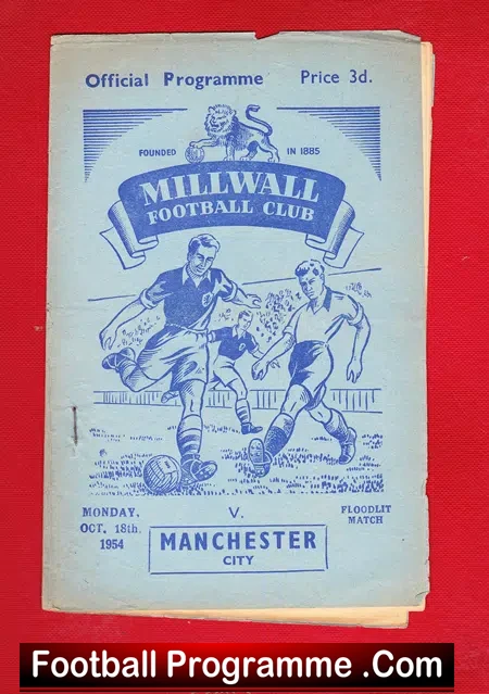 Millwall v Manchester City 1954
