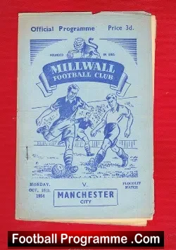Millwall v Manchester City 1954
