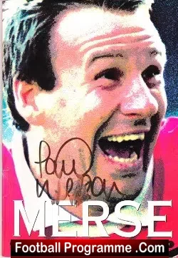 Paul Merson Testimonial Benefit Match Arsenal 1996 - Signed - football programme