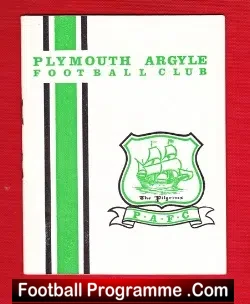 Plymouth Argyle v Dundee 1967