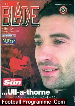 Sheffield United v Burnley 2002 – Autos Inc Paul Gascoigne