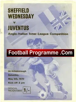 Sheffield Wednesday v Juventus 1970