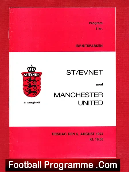 Staevnet v Manchester United 1974 – Denmark