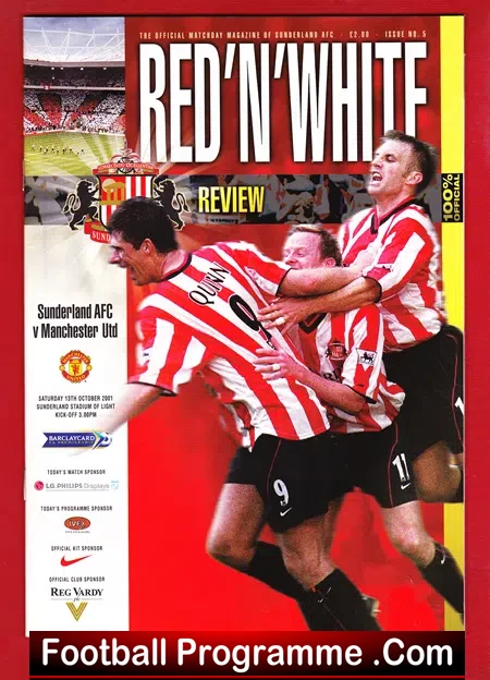 Sunderland v Manchester United 2001