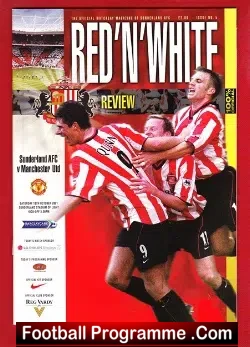 Sunderland v Manchester United 2001