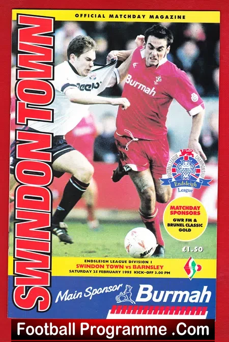 Swindon Town v Barnsley 1995