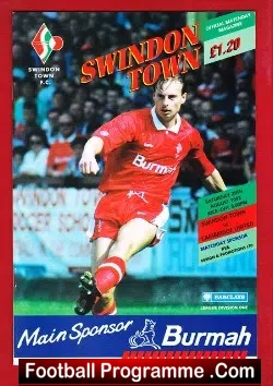 Swindon Town v Cambridge United 1992