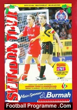 Swindon Town v Sunderland 1995