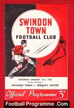 Swindon Town v Torquay United 1956