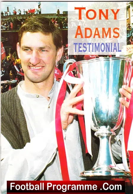 Tony Adams Testimonial Benefit Arsenal 2002 – Large A4