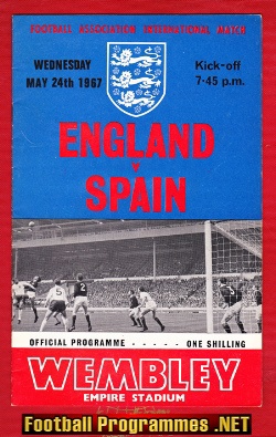 England v Spain 1967