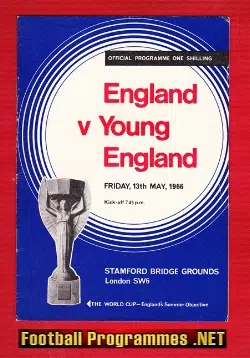 England v Young England 1966 - at Stamford Bridge