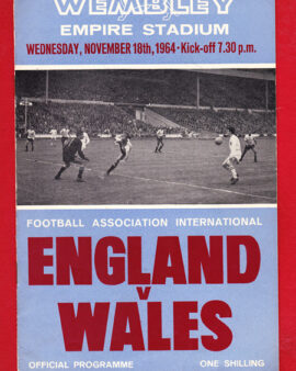 England v Wales 1964