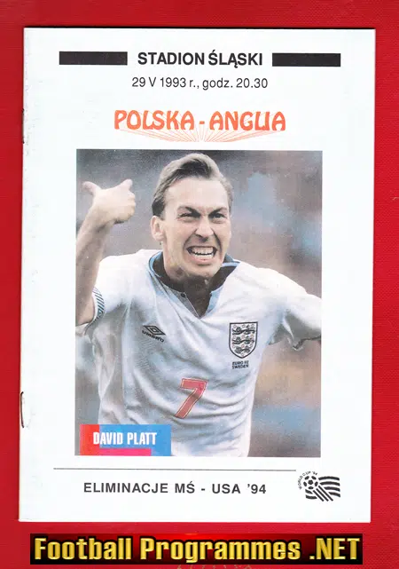 Poland v England 1993 – Plus the Stats Sheet