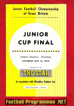 Army Cadets v Boys 1956 – Junior Cup Final – Wembley