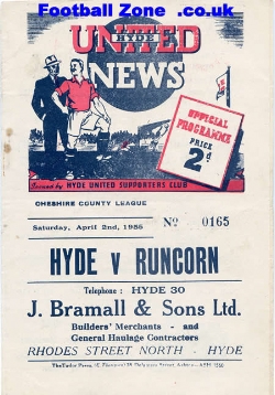 Hyde United v Runcorn 1955