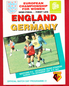 England Ladies v Germany 1994 - Womens Football