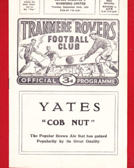 Tranmere Rovers v Winsford United 1959