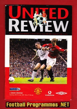 Manchester United v Leeds United 2001