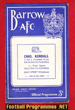 Barrow v Chesterfield 1956 – to clear