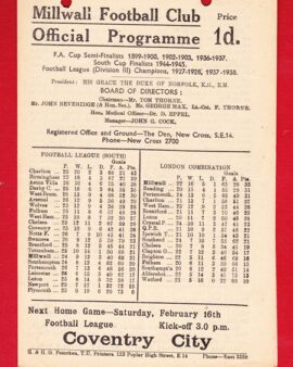 Millwall v Reading 1946 - 1940s Reserves Match